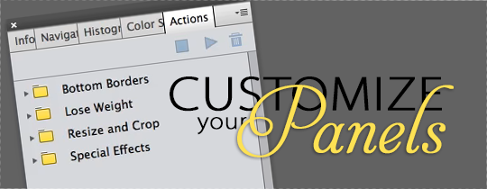 Customize Your Panels Video Tutorial