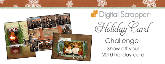 Digital Scrapper Holiday Card Challenge