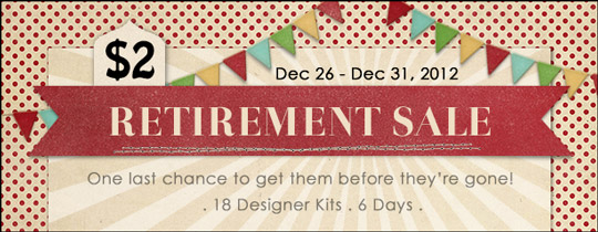 2012 Year End Kit Retirement Sale