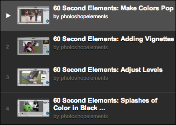60 Second Elements Videos