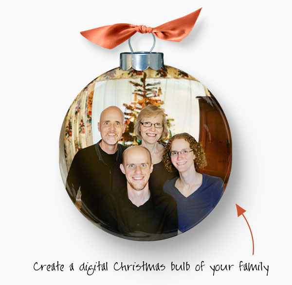 Ornament with family photo