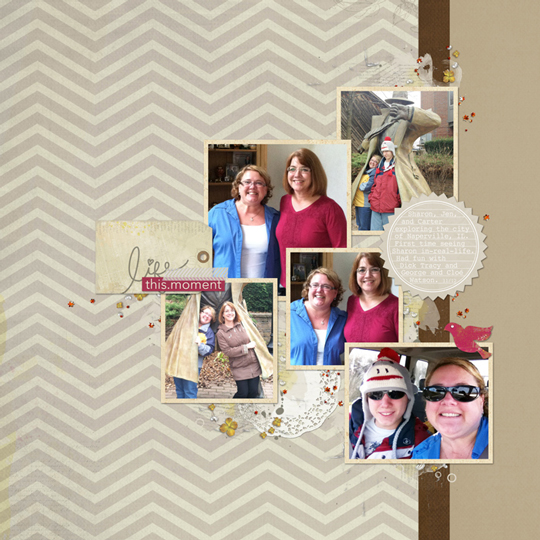 Page: Jen White | Template: 1502-tem-2 by Jen White | Kit: Live, Love by Kitty Designs | Font: Courier Regular