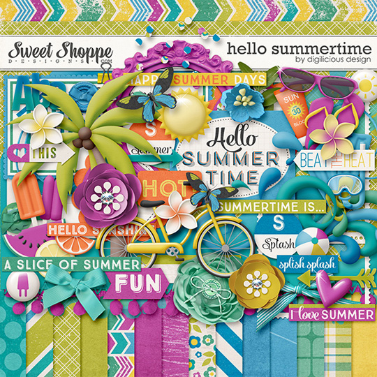 Hello Summertime by Digilicious Design