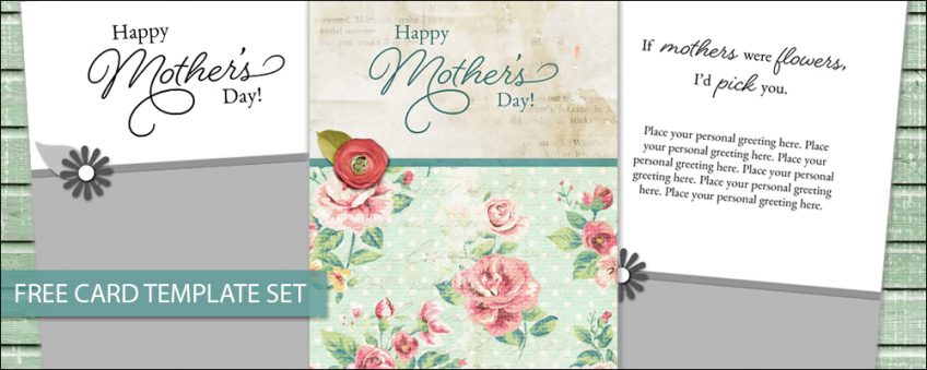 FREE Card Templates with Mother’s Day Greetings