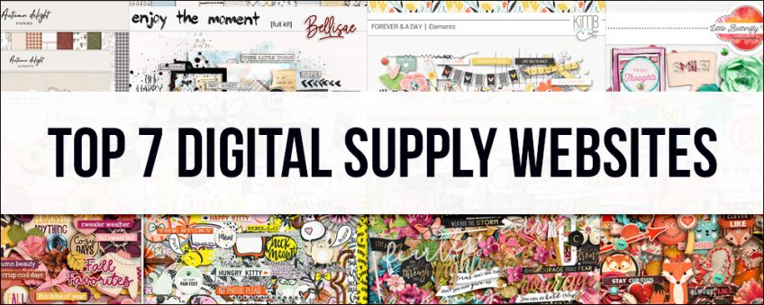 Top 7 Digital Scrapbooking Supply Websites