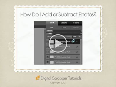 13 How Do I Add or Subtract Photo Layers?